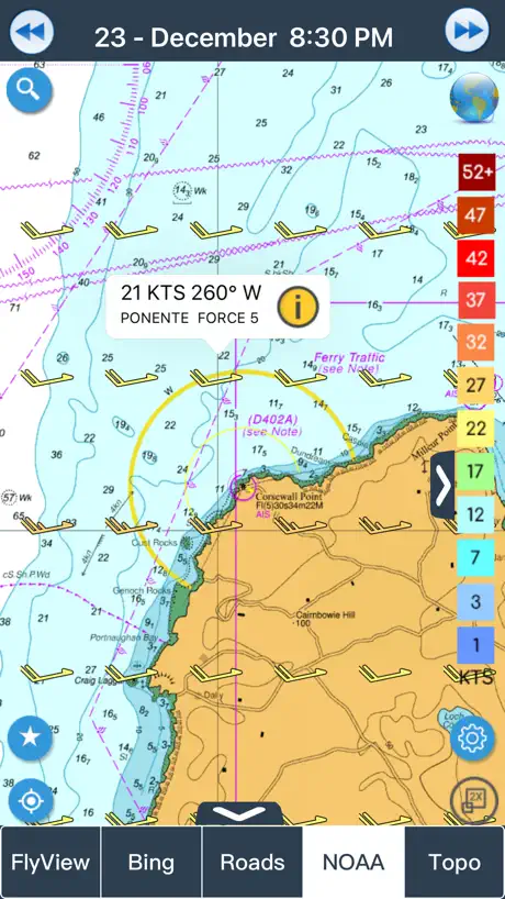 Wind forecast for Windgurus