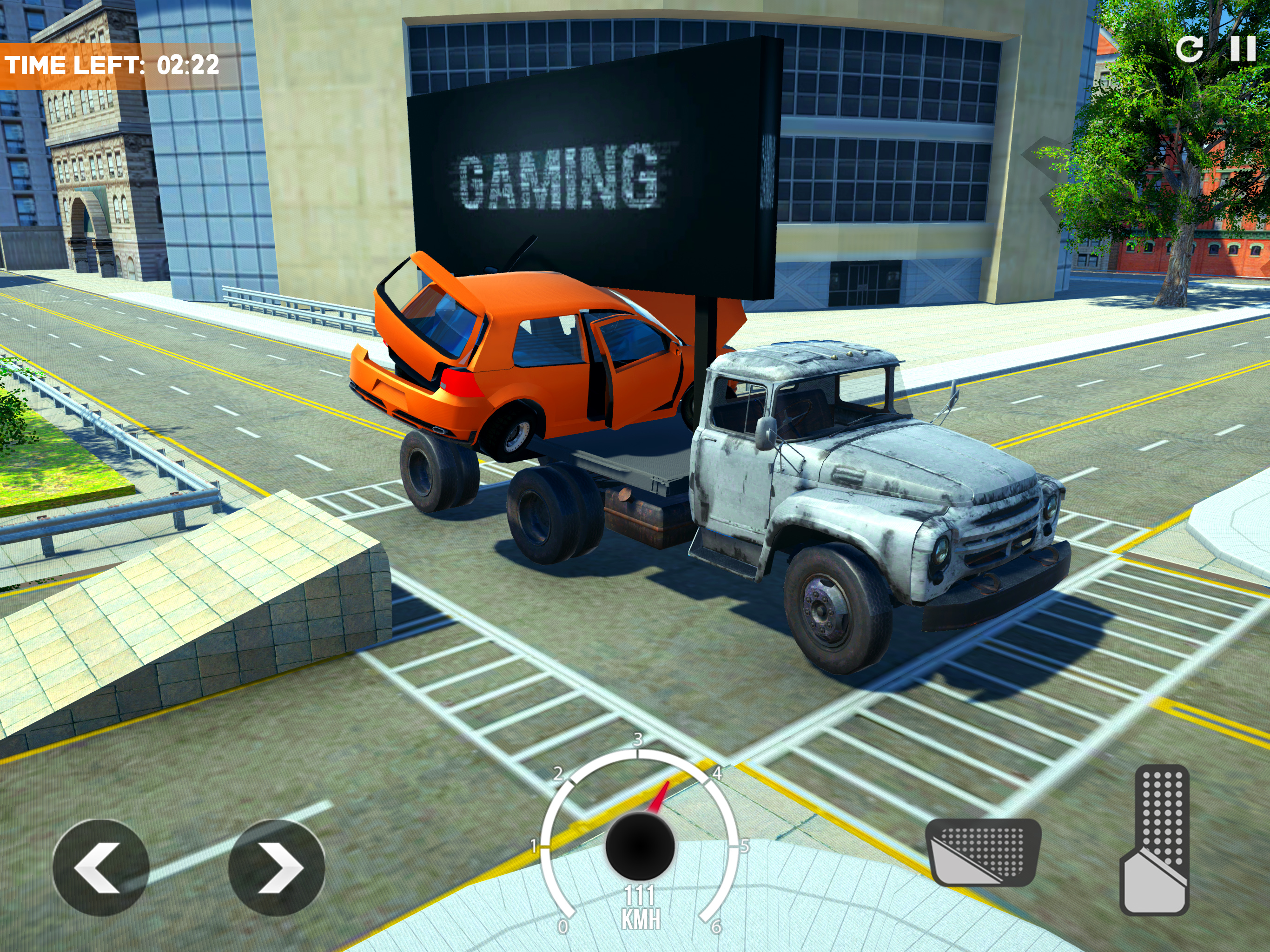 Car Crash Timed Accident Stunt