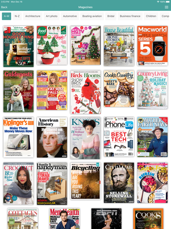 RollHillsLib iPad screenshot 4 - Book app