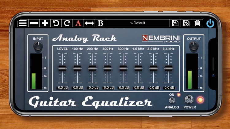 Analog Rack Guitar Equalizer