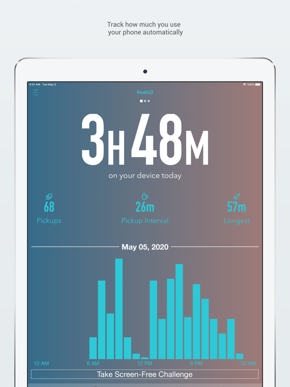 Screenshot #4 pour RealizD - Screen Time Tracker