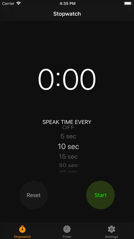 Plank Stopwatch Timer screenshot 1 of 4