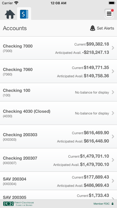 First Chatham Bank Business Screenshot