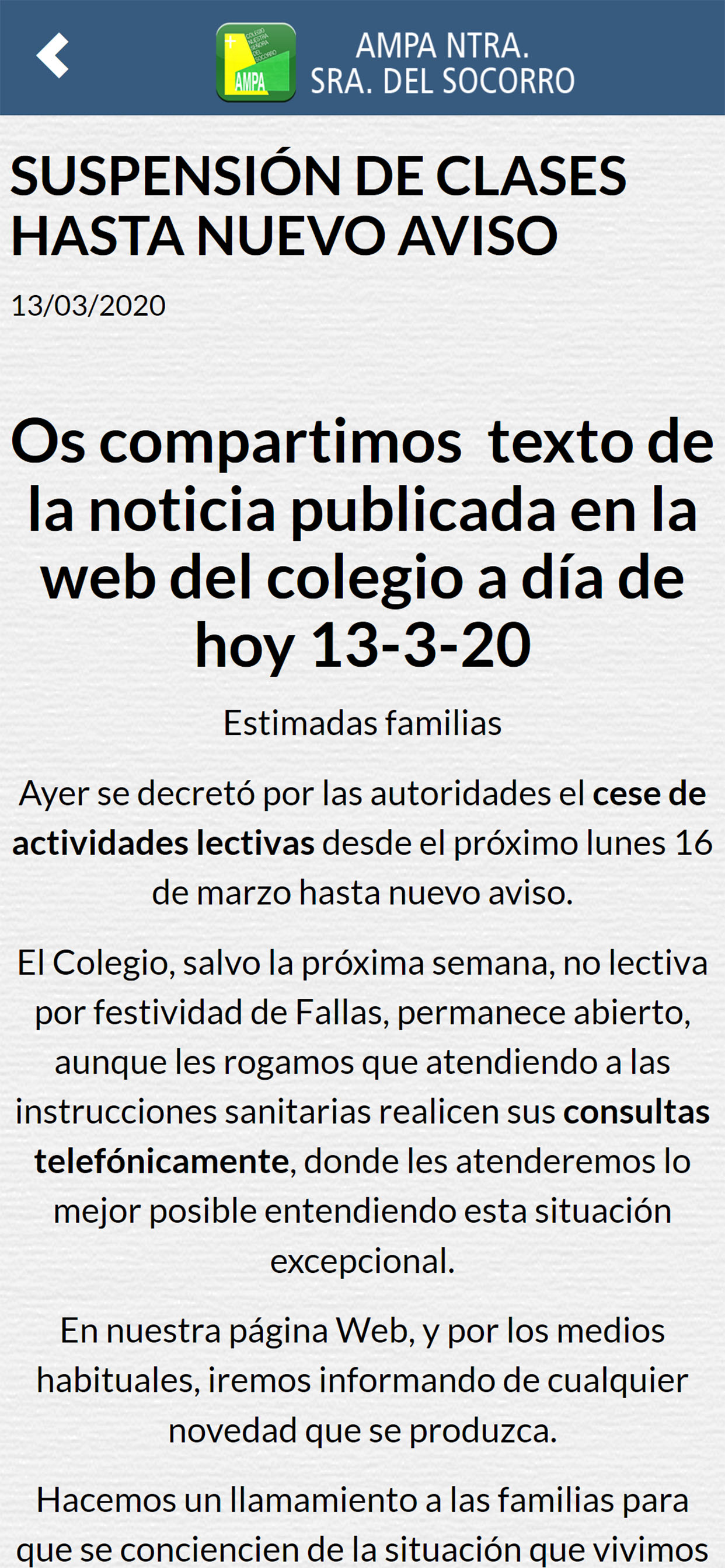 AMPA SOCORRO screenshot 3