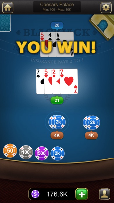 Blackjack screenshot 2