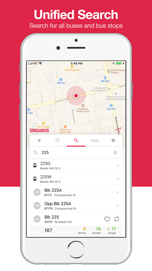 #4. Singabus - Bus Timing + MRT (iOS) 由: Cotton.sg Pte. Ltd.