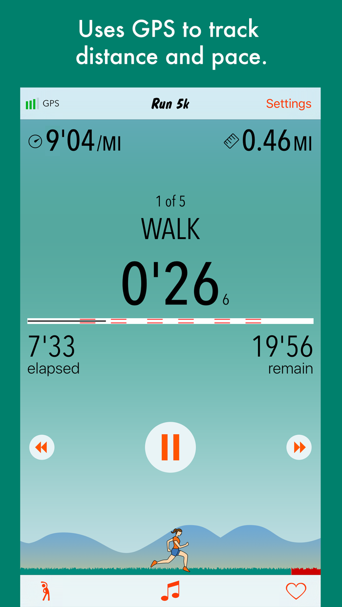 Run 5k - couch to 5k program