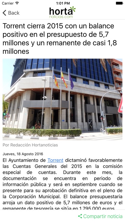 Hortanoticias APP