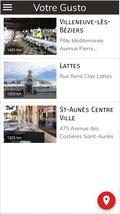 Brasserie GUSTO Screenshot