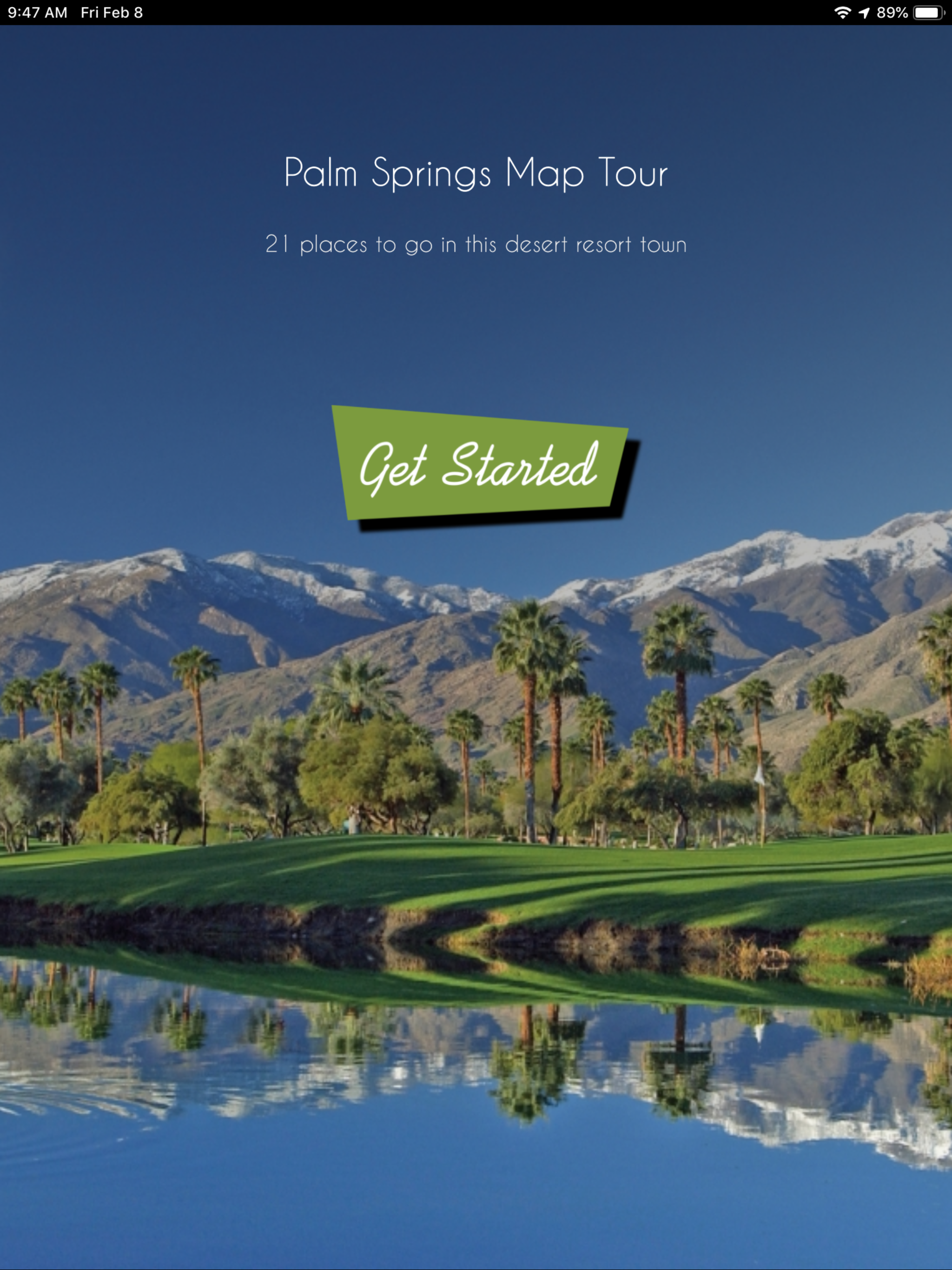 Palm Springs Map Tour