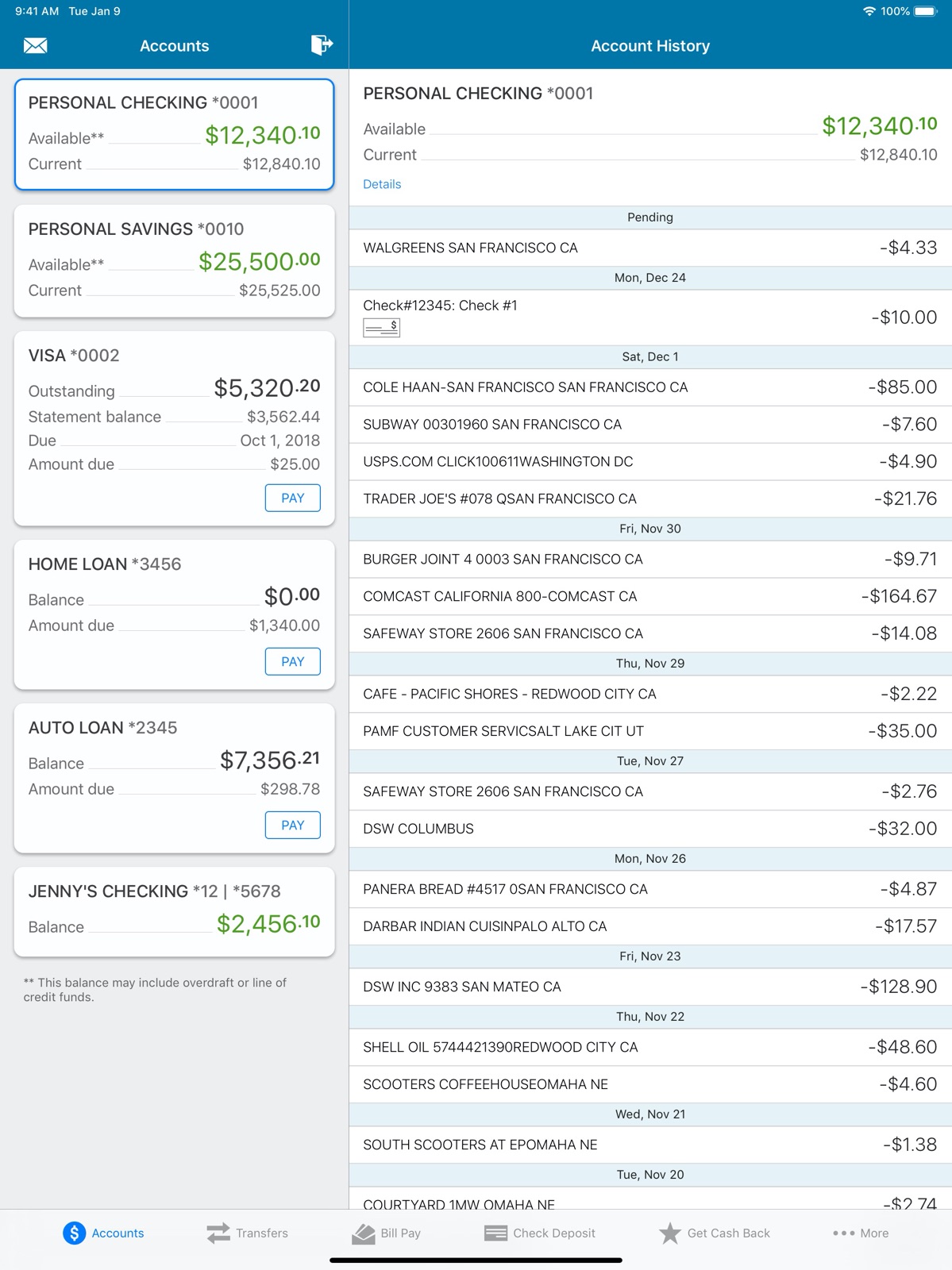 EECU Mobile Banking ipad screenshot 4