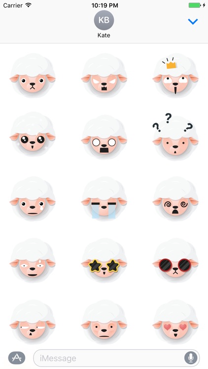 Sticker Me: Lamb Faces