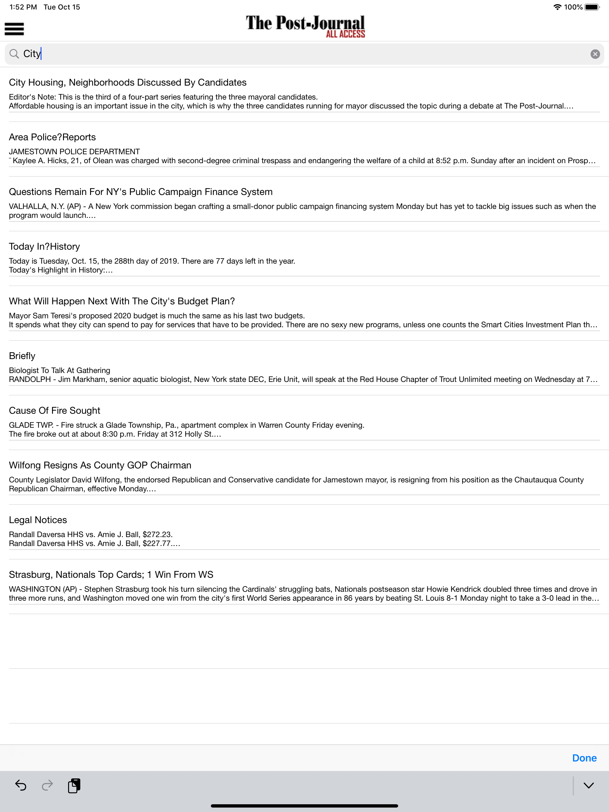 The Post-Journal All Access screenshot 14