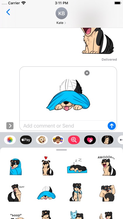 Angel The Husky Stickers screenshot-5