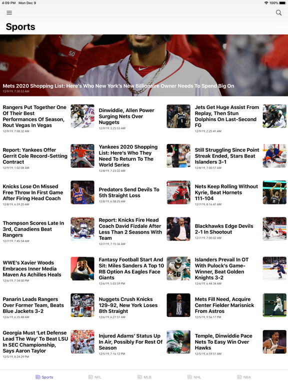 New York Local News & Sports iPad screenshot 5 - News app