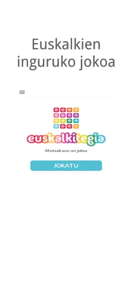 Game screenshot Euskalkitegia mod apk