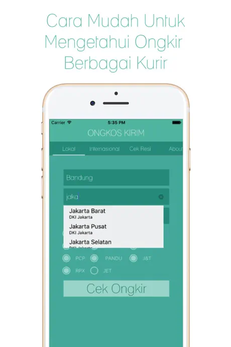 Ongkos Kirim & Cek Resi