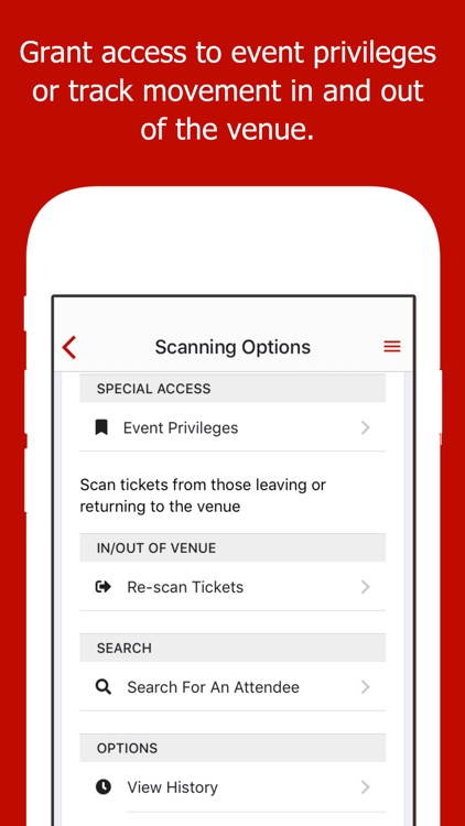 Event Ticket Scanner