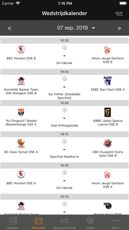 Basketbal App screenshot-3