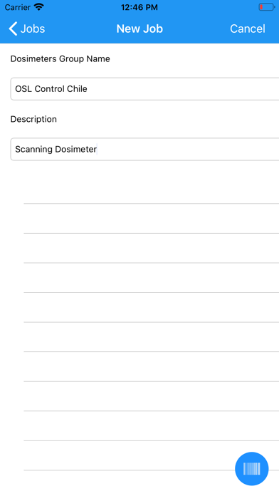 Screenshot #1 pour OSL Scan Dosimeters