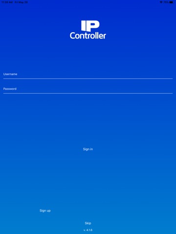 IP Controller iPad screenshot