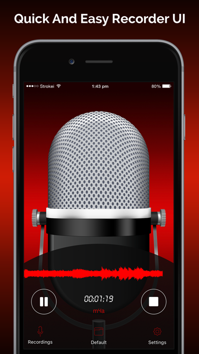 Screenshot #1 pour Quick Recorder: Voice Recorder