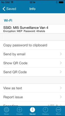 Optiscan QR Code Reader screenshot 1