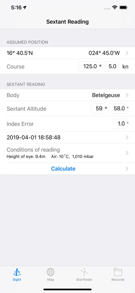 Celestial Navigation