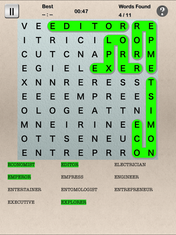Screenshot #4 pour Word Finder : New Style