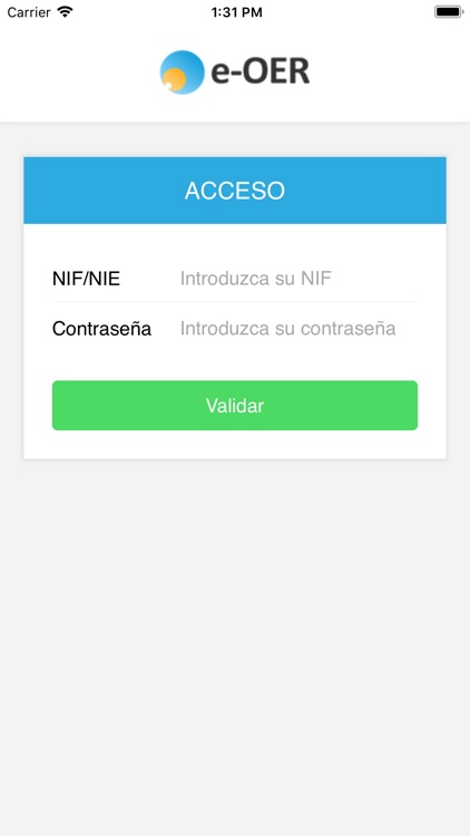 e-OER Control de Tiempos