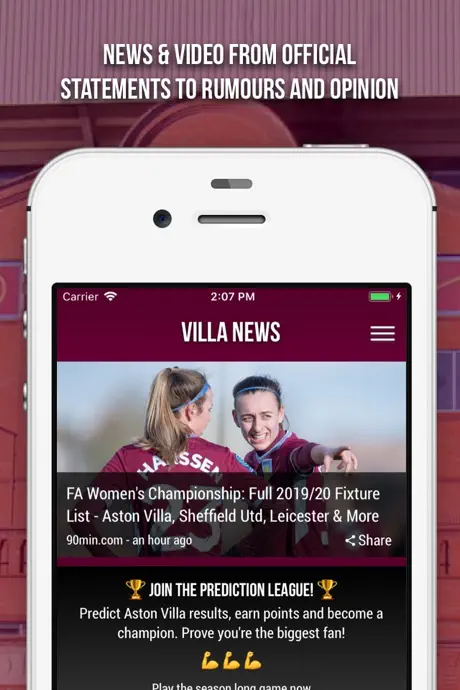Villa News - Fan App