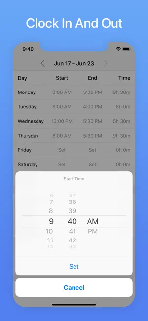Captura 2 Hours Tracker: Time Calculator iphone