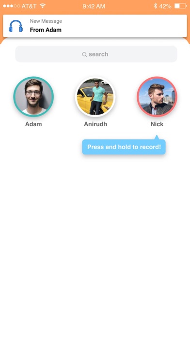 Screenshot #2 pour Chit Chat - Voice Texts