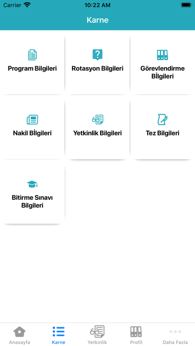 Uzmanlık Eğitimi Takip Sistemi Screenshot