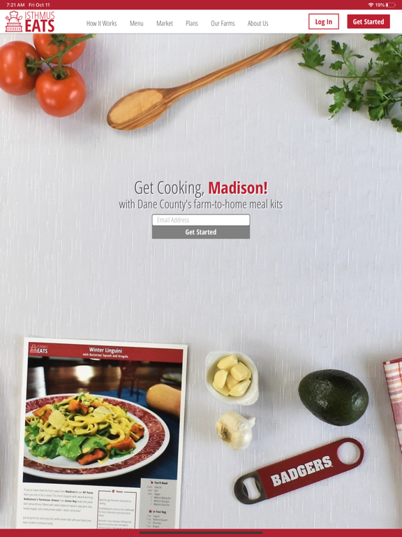 Isthmus Eats iPad screenshot 1 - Food & Drink app