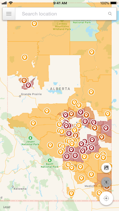 Alberta Fire Bans Screenshot