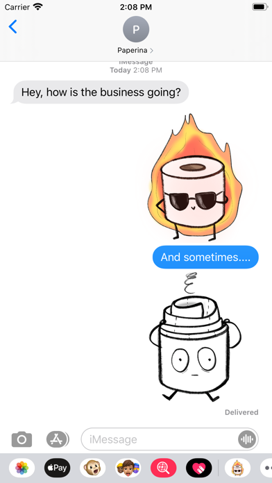 Cute Paper Stickers Screenshot