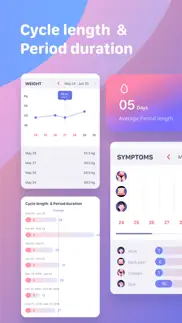 period tracker - cycle tracker iphone images 2