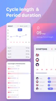 period tracker - cycle tracker iphone screenshot 2