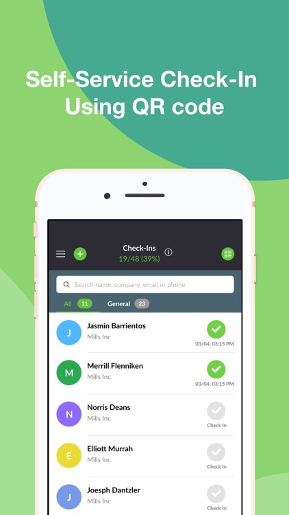 Check-in App - by Micepad