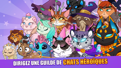 Screenshot #1 pour Castle Cats - Idle Hero RPG