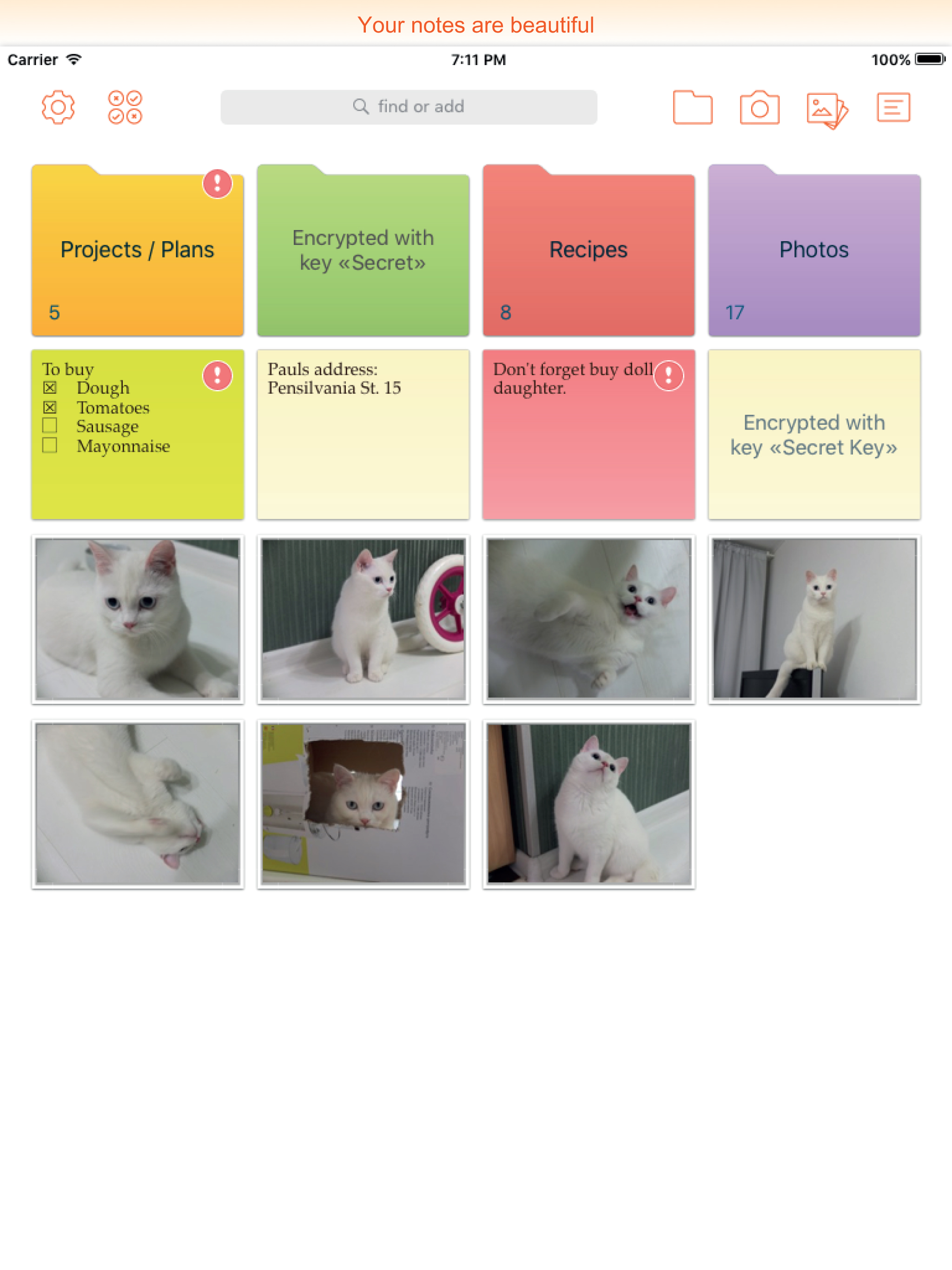 In Folders – Notes and Photos screenshot 6