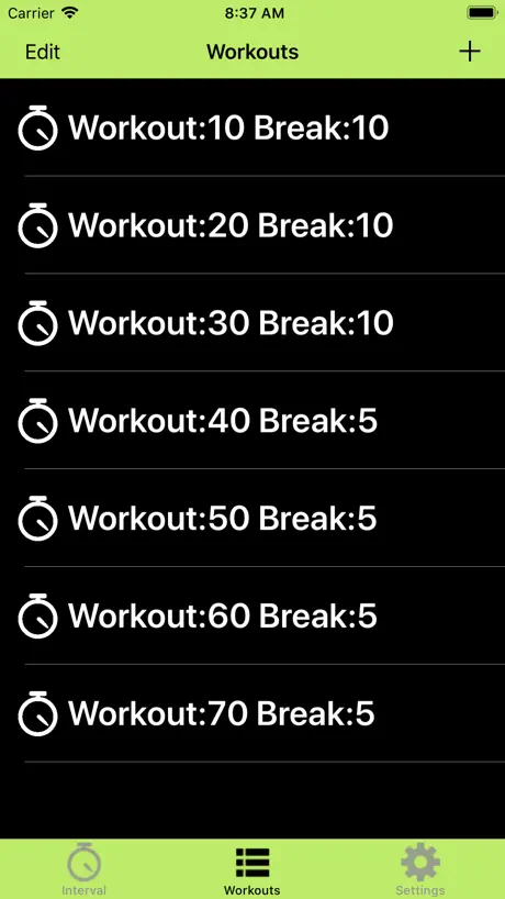 HIIT Tabata Interval Timer