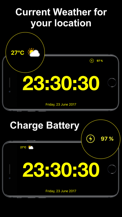 Screenshot #1 pour Table Clock with weather