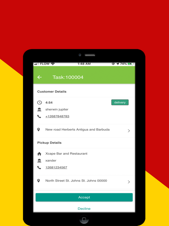 Screenshot #6 pour PayMeal Driver