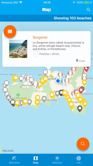 Beaches in Elba screenshot 2