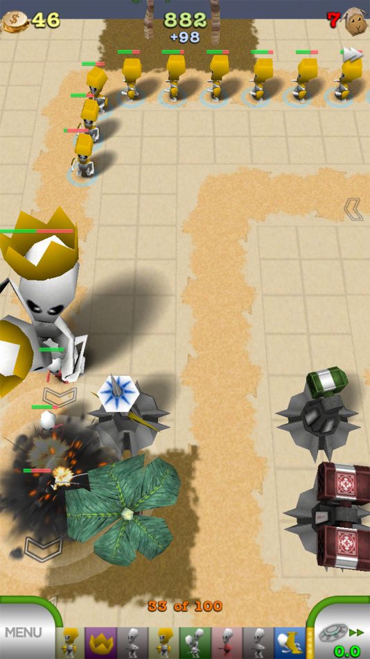 #3. TowerMadness (iOS) 由: ZSpectre, Inc.