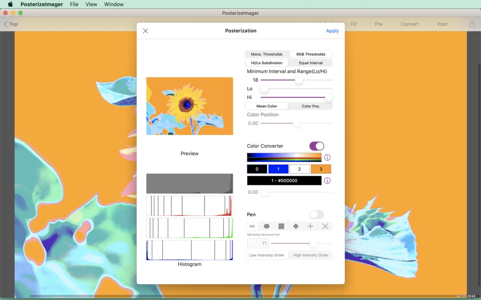 #2. PosterizeImager (macOS) 由: NOBORU IMAI
