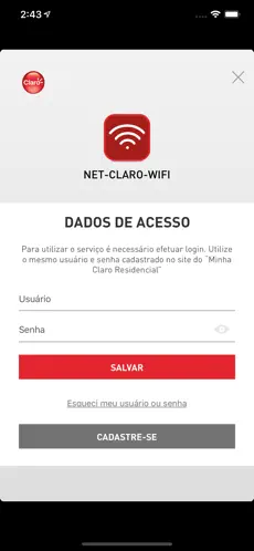 Screenshot 3 NET-CLARO-WIFI iphone