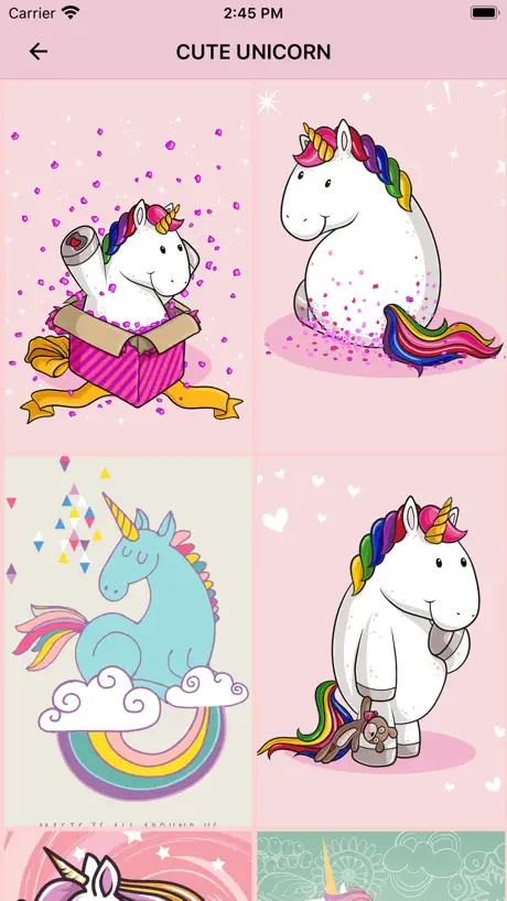 Niedlich Einhorn Hintergrund